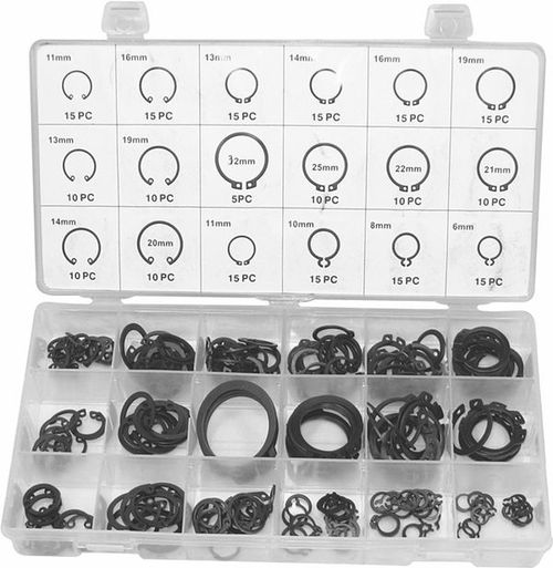 225PC RETAINING RING ASSORTMENT