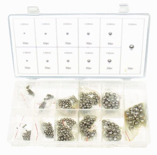 450PC METRIC STEEL BALL ASSORTMENT