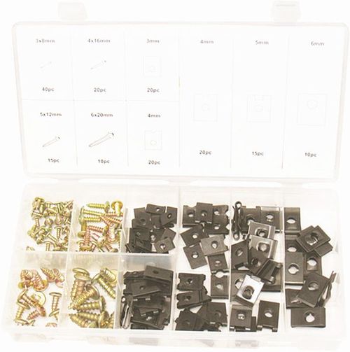 170PC SCREW & SPEED NUT ASSORTMENT