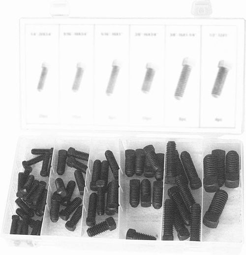 60PC SQAURE HEAD SCREW ASSORTMENT