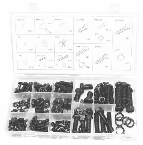 240PC NUT,BOLT&WASHER ASSORTMENT