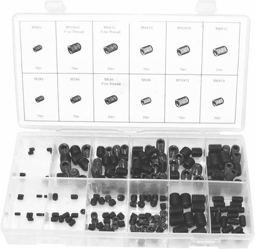 200PC HEX HEAD SET SCREW ASSORTMENT