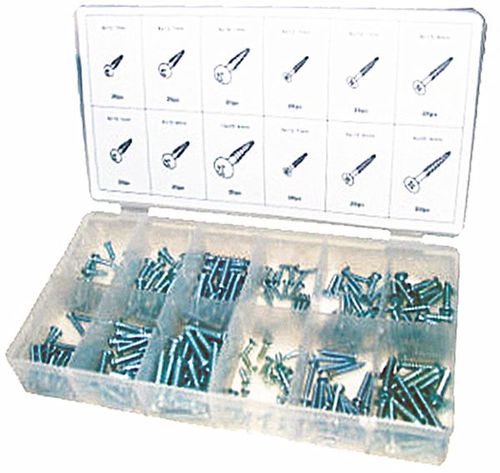 240PC WOOD SCREW ASSORTMENT