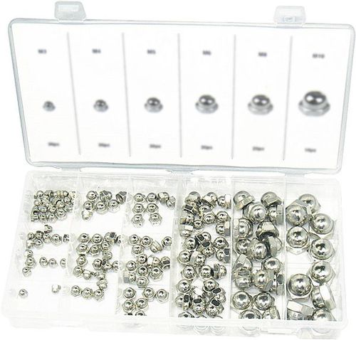 150PC HEX NUT WITH TOP ASSORTMENT