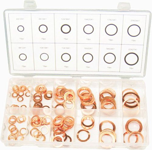 150PC COPPER WASHER ASSORTMENT