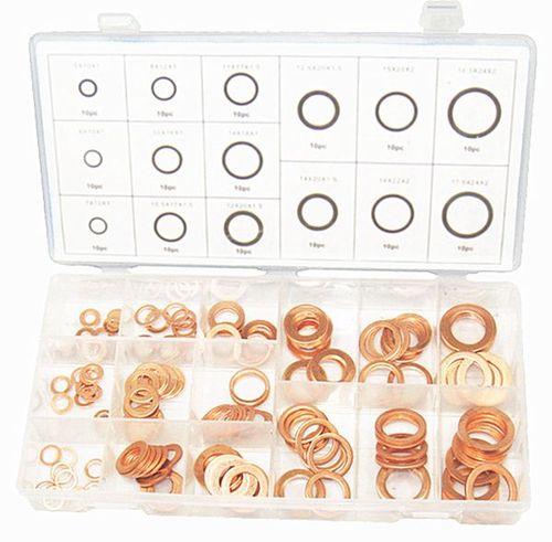 150PC COPPER WASHER ASSORTMENT