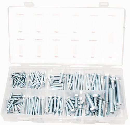 125PC HIGH TENSILE HEX HEAD BOLT ASSORTMENT