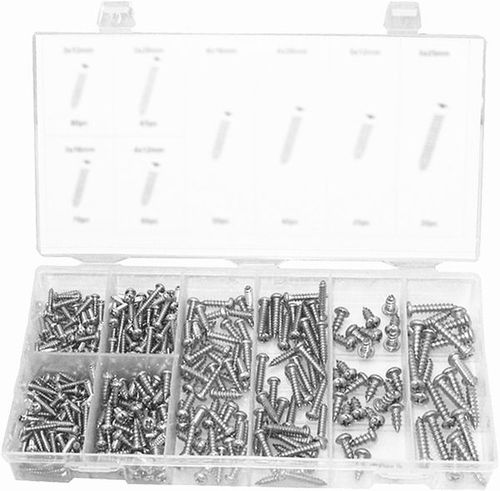 410PC S/S SELF-TAPPING SCREW ASSORTMENT