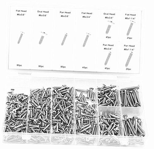 420PC S/S SCREW ASSORTMENT