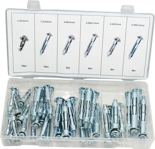 40PC MOLLY BOLT ASSORTMENT