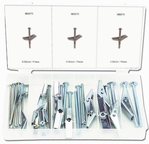 18PC TOGGLE BOLT ASSORTMENT