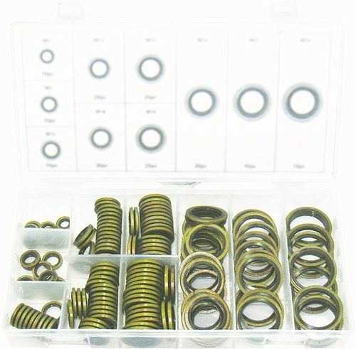 150PC SELF-CENTERED BONDED SEAL ASSORTMENT