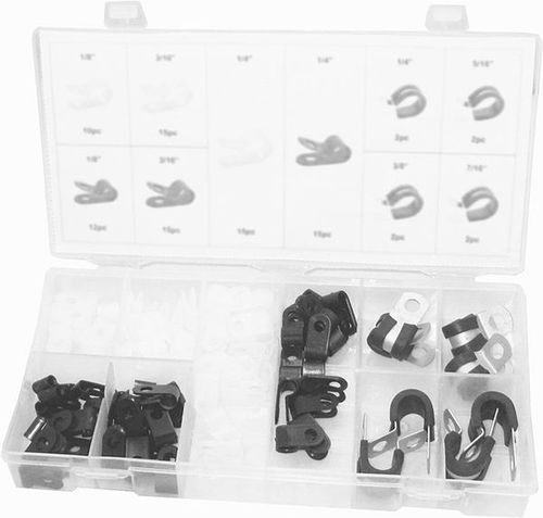90PC NYLON & RUBBER INSULTED CLAMP ASSORTMENT