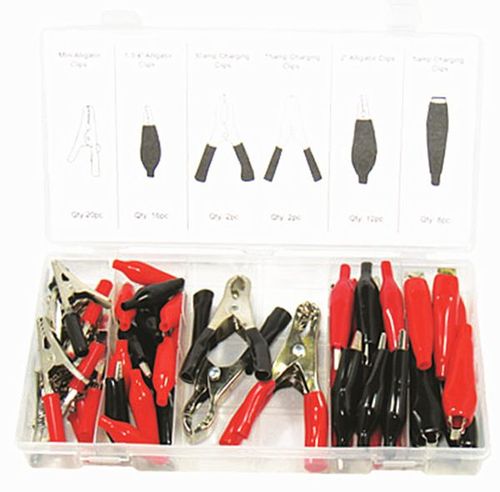 60PC ALLIGATOR CLIP ASSORTMENT