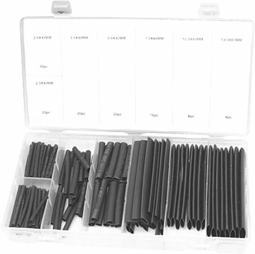 127PC HEAT SHRINK TUBING ASSORTMENT