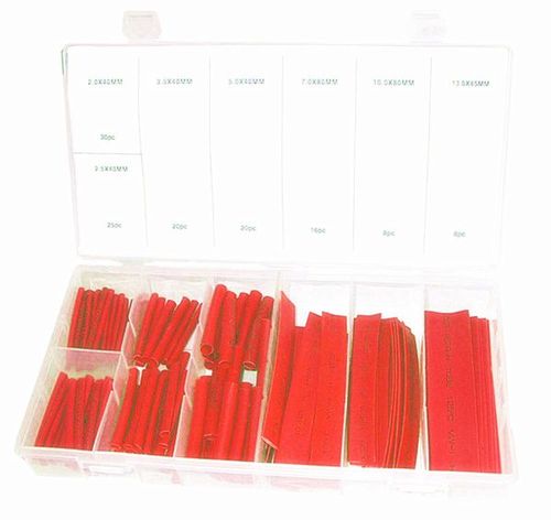 127件套红色热缩套管