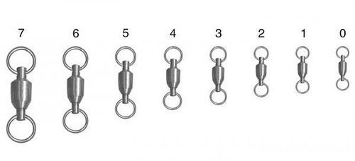 BALL BEARING SWIVEL W/SPLIT RING