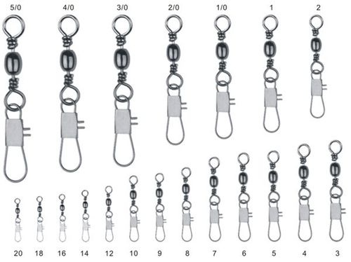 BARREL SWIVEL W/INTERLOCK SNAP