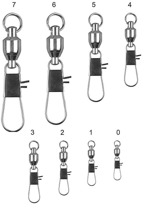 BALL BEARING SWIVEL W/INTERLOCK SNAP