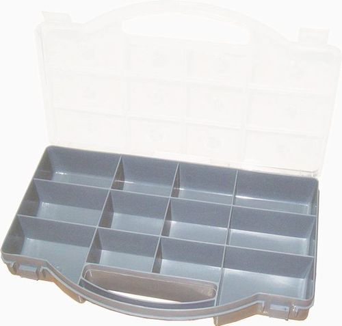 12 BIN PLASTIC BOX