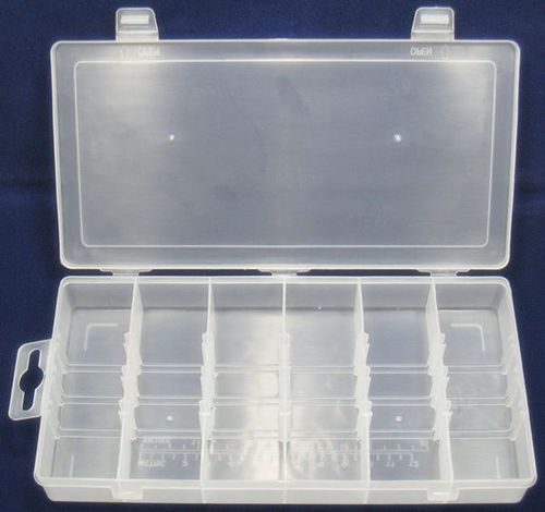6 BIN NORMAL PLASTIC BOX