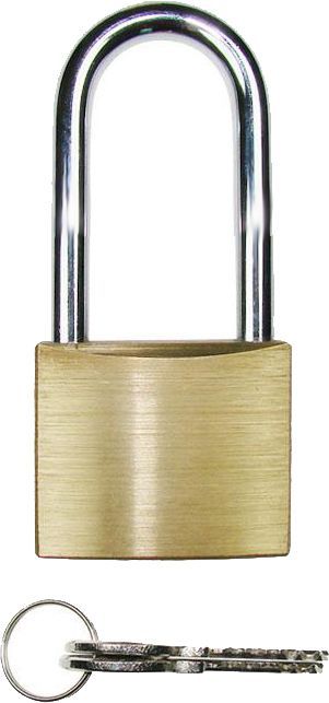 LONG SHACKLE BRASS PADLOCKS
