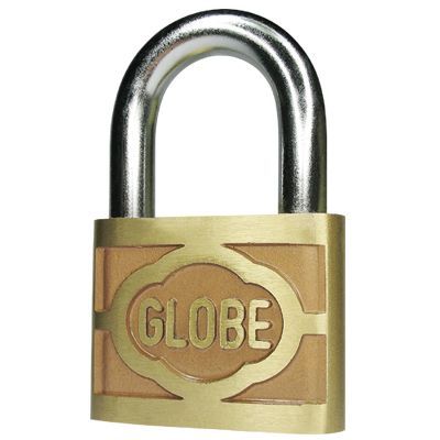GLOBE BRAND BRASS PADLOCKS