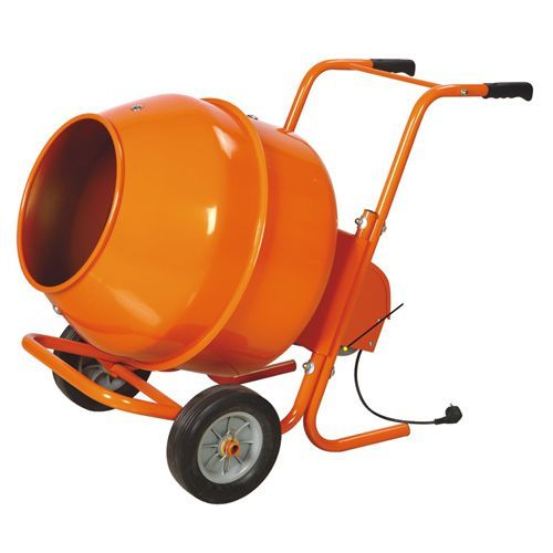 HORIZONTAL PORTABLE CONCRETE MIXER
