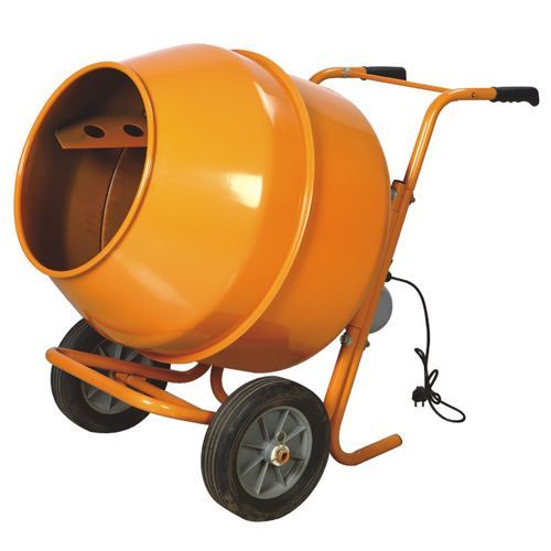 HORIZONTAL PORTABLE CONCRETE MIXER