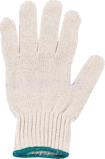 7 GAUGES NATURAL 100% COTTON STRING KNITTED GLOVES