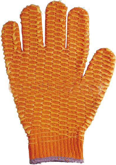 7 GAUGES ORANGE ACRYLIC GLOVES