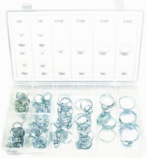 64PC HOSE CLAMP ASSORTMENT
