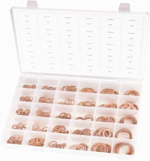 400PC COPPER WASHER ASSORTMENT