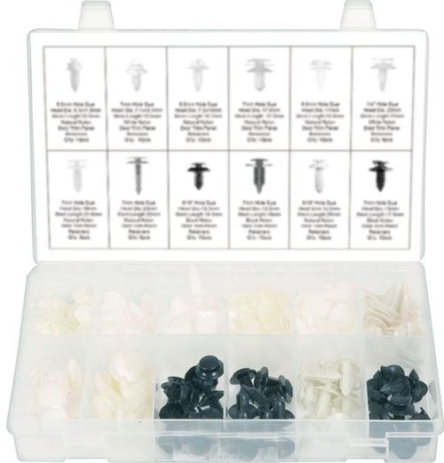 120PC DOOR TRIM PANEL RETAINER ASSORTMENT