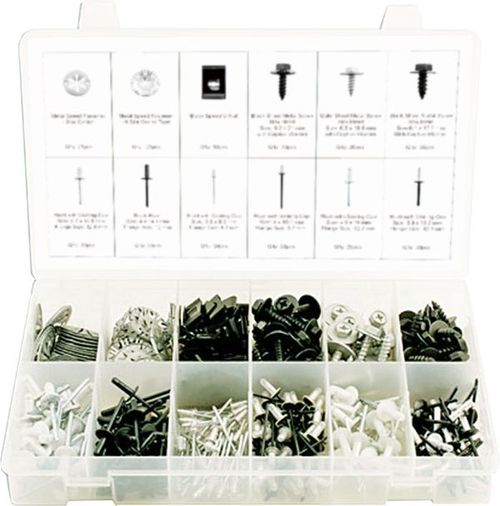 400PC AUTOMOTIVE METAL FASTENER ASSORTMENT