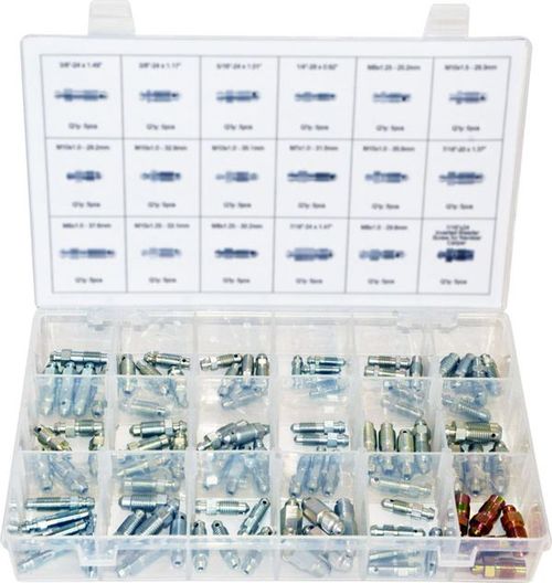 90PC BLEEDER SCREW ASSORTMENT