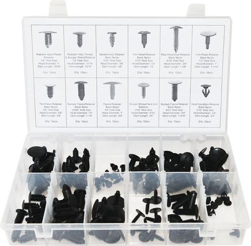 120PC UNIVERSAL SHIELD RETAINER ASSORTMENT